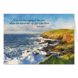 Psalm 89:9 Cliffs at Galley Head, Cork Ireland Cards