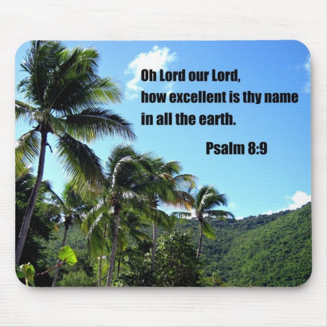 Psalm 8:9 mouse pad (Front)