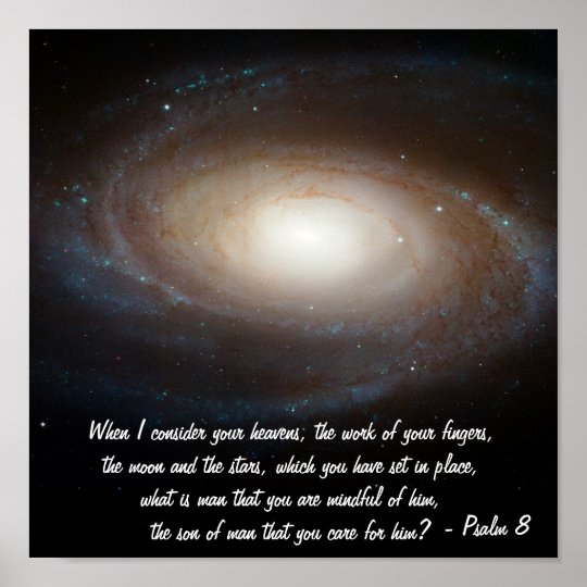 Psalm 8 poster | Zazzle.com