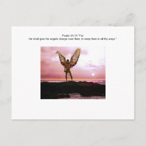 Psalm 9111angelwarriors postcard