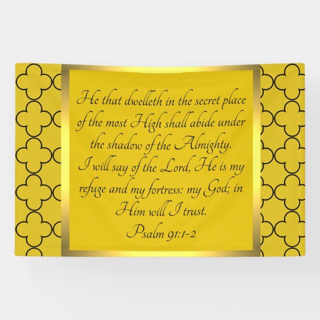 Psalm 91:1-2 banner (Horizontal)