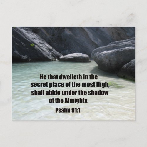 Psalm 911 postcard