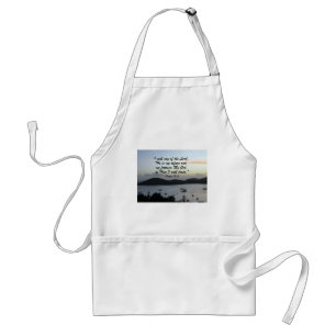 Psalm 91:2 adult apron