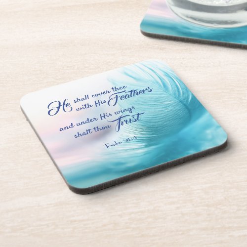 Psalm 914 King James Hard Plastic Coasters