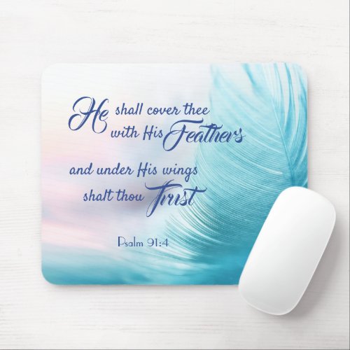 Psalm 914 Mouse Pad _ King James Version