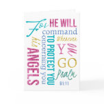 Psalm 91 Angels Scripture Get Well Sympathy Card Psalm 91 Angels Scripture Get Well Sympathy Card