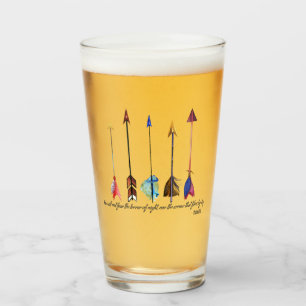 Psalm 91 Arrow Glass
