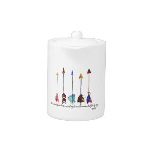 Psalm 91 Arrow Teapot