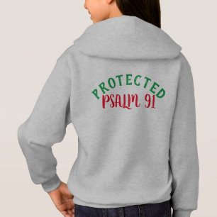 Psalm 91 Bible Scripture Girls Christian T-shirt Hoodie