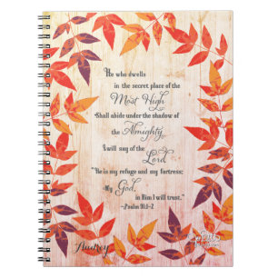 Psalm 91 Bible Verse Personalized Prayer Journal