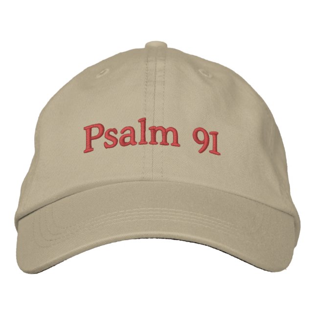 Psalm 91 Classic Embroidered Hat (Front)