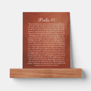 Psalm 91 for Protection Picture Ledge
