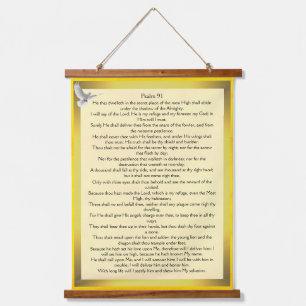 Psalm 91 hanging tapestry