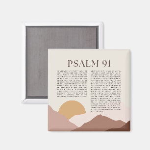 Psalm 91 NKJV Bible Verse Magnet