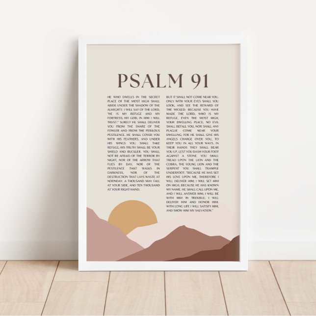 Psalm 91 NKJV Bible Verse Poster (Creator Uploaded)