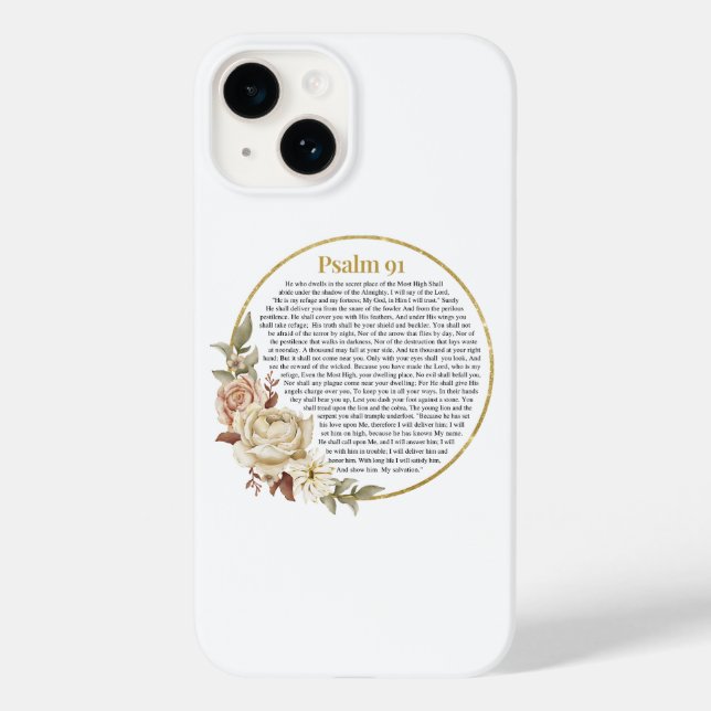 Psalm 91 NKJV Case-Mate iPhone Case (Back)