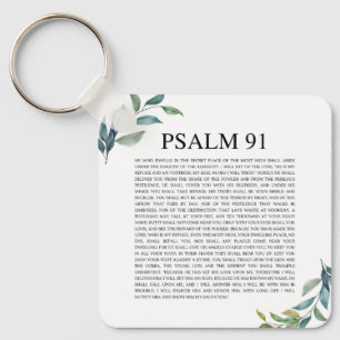 Psalm 91 NKJV Keychain