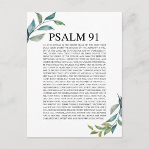 Psalm 91 NKJV Postcard