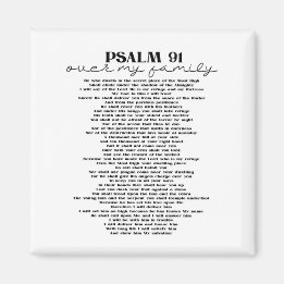 Psalm 91 Over Your Family Magnet