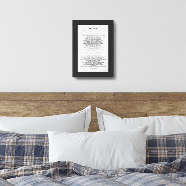 Psalm 91 Print, Value Poster Paper (matte) (Bedroom)