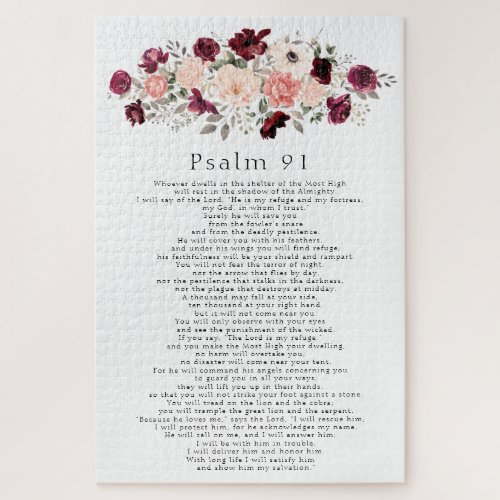 Psalm 91 Scripture Jigsaw Puzzle