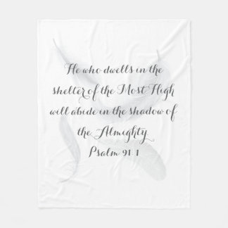 Psalm 91 Soft and Cozy Blanket