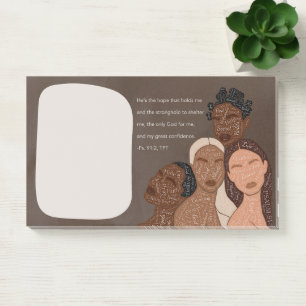 Psalm 91, TPT Black Women Large Prayer Post-it Notes