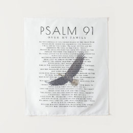 Psalm 91 Verse Over My Family Soaring Eagle Tapestry