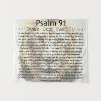Psalm 91 Wall Tapestry