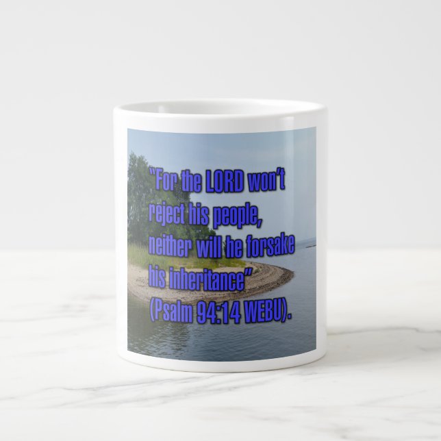 Psalm 94:14 WEBU Mug (Front)