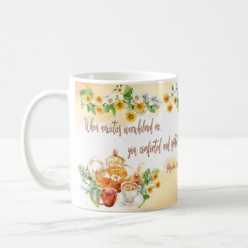 Psalm 9419 Jehovah comforted me Coffee Mug