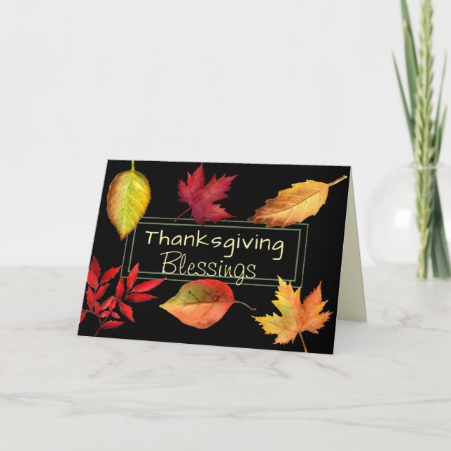 Psalm 95:2 Into His Presence with Thanksgiving Card (Front)