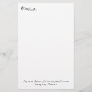 Psalm 96:2  stationery