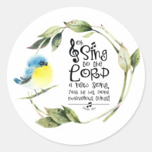 Psalm 98:1 Sing to the Lord a New Song Bible Verse