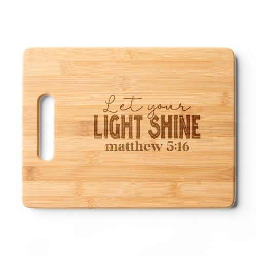 Psalm Christian quote gift for religious person Cutting Board