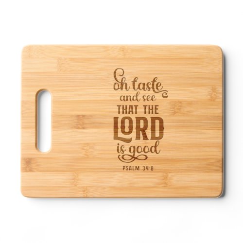 Psalm Christian quote gift for religious person Cutting Board
