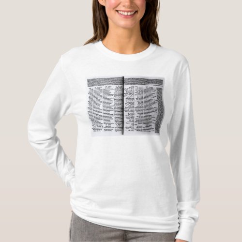 Psalm of David Psalterim Octaplums 1516 T_Shirt