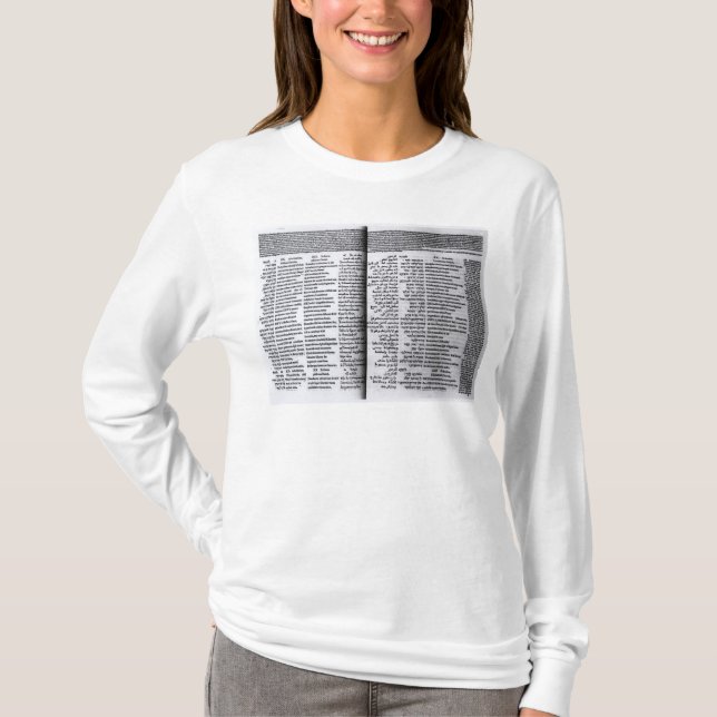 Psalm of David: Psalterim Octaplums, 1516 T-Shirt (Front)