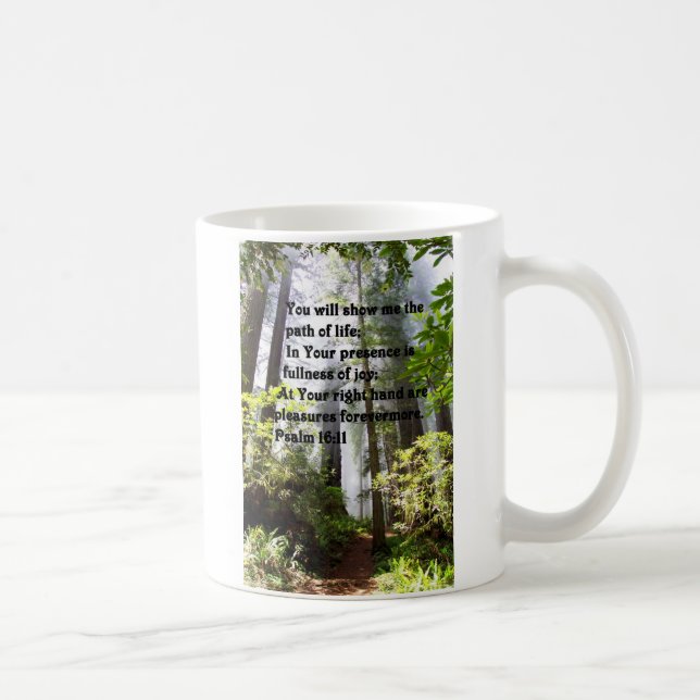 Psalm Path of Life Coffee Mug (Right)