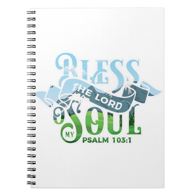 Psalms 103 Christian Design Notebook (Front)