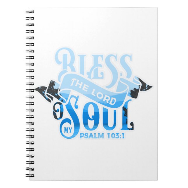 Psalms 103 Christian Design Notebook (Front)