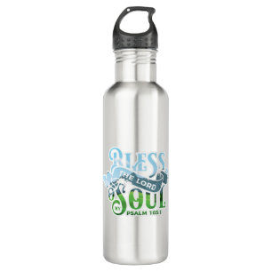 Psalms 103 Christian Design Stainless Steel Water Bottle