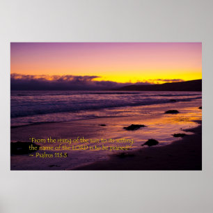 Psalms 113:3 poster