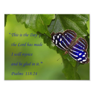 Psalms 118:24 photo print