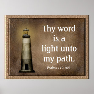Christ to All 153056 KJV Psalm 119-105 Glow in The Dark Pen-Thy Word