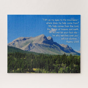 Psalms 121:1-3 jigsaw puzzle