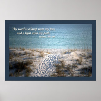 Psalms 139:105 poster