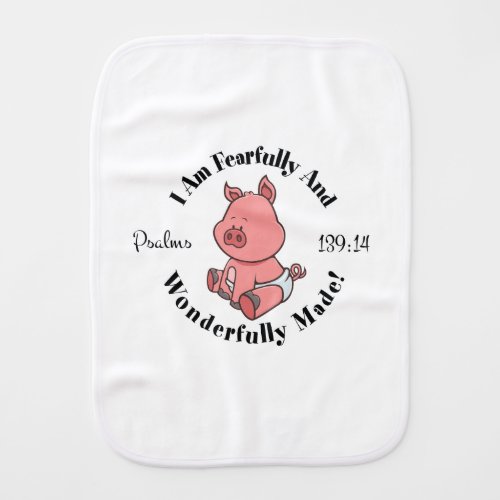 Psalms 13914 Burp Rag Baby Burp Cloth