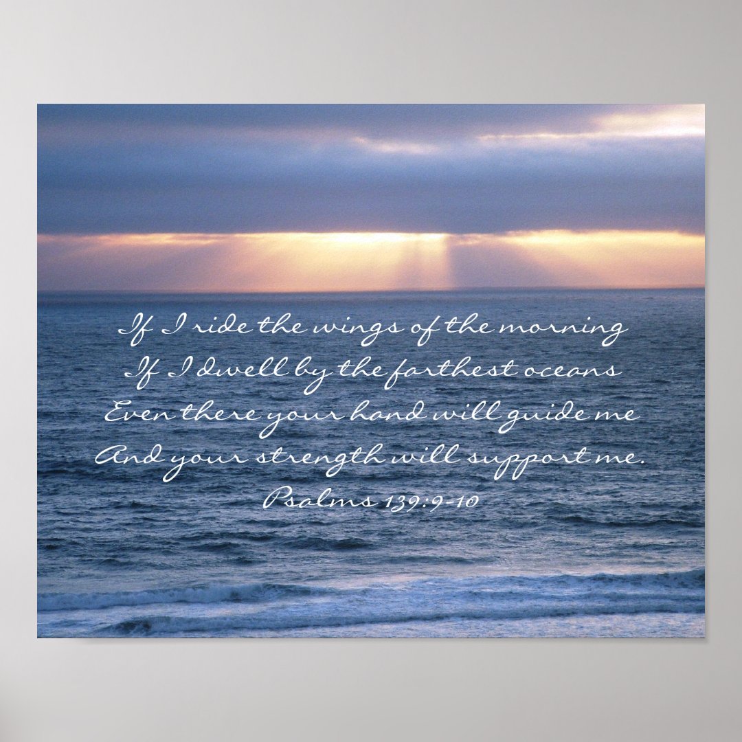 Psalms 139:9-10 poster | Zazzle