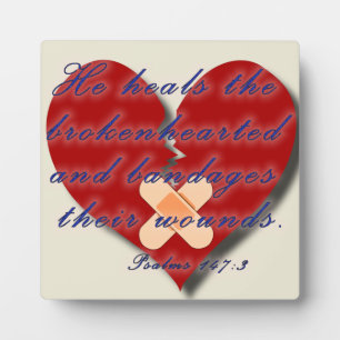Psalms 147:3 plaque